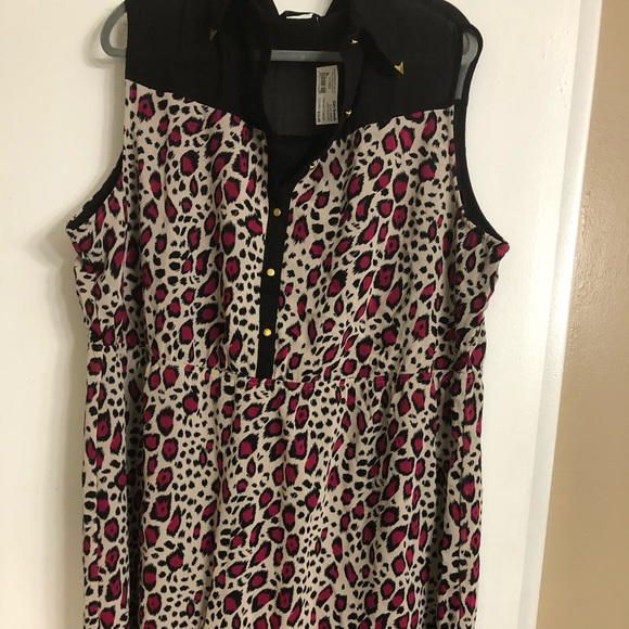 Cheetah pink print dress - Picture 1 of 2